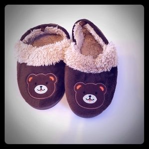 Toddler bear house shoes